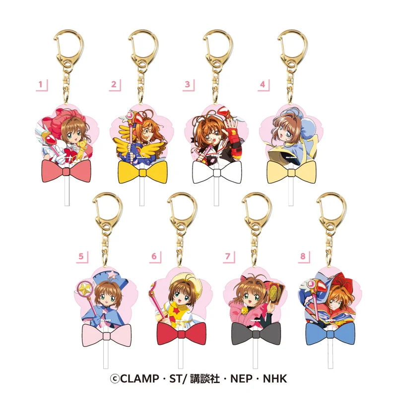 Cardcaptor Sakura Candy Type Acrylic Keychain - 1 Unidade Aleatória